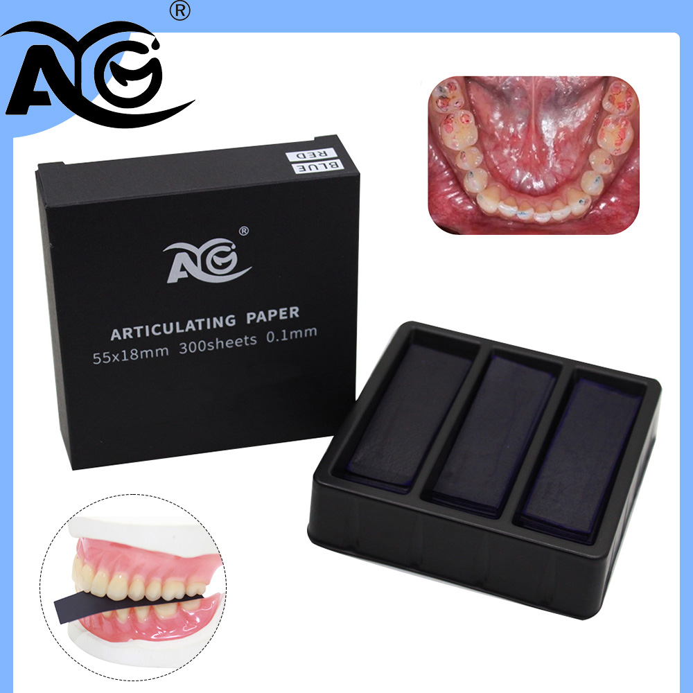 Teeth Whitening Street - Paski papieru artikulacyjnego AG 300 arkuszy/pudełko,