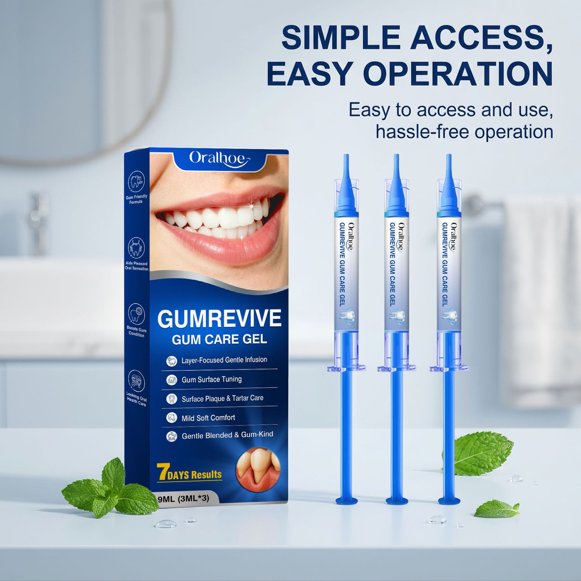 Teeth Whitening In Office - Oralhoe Gum Care Gel 3 szt.