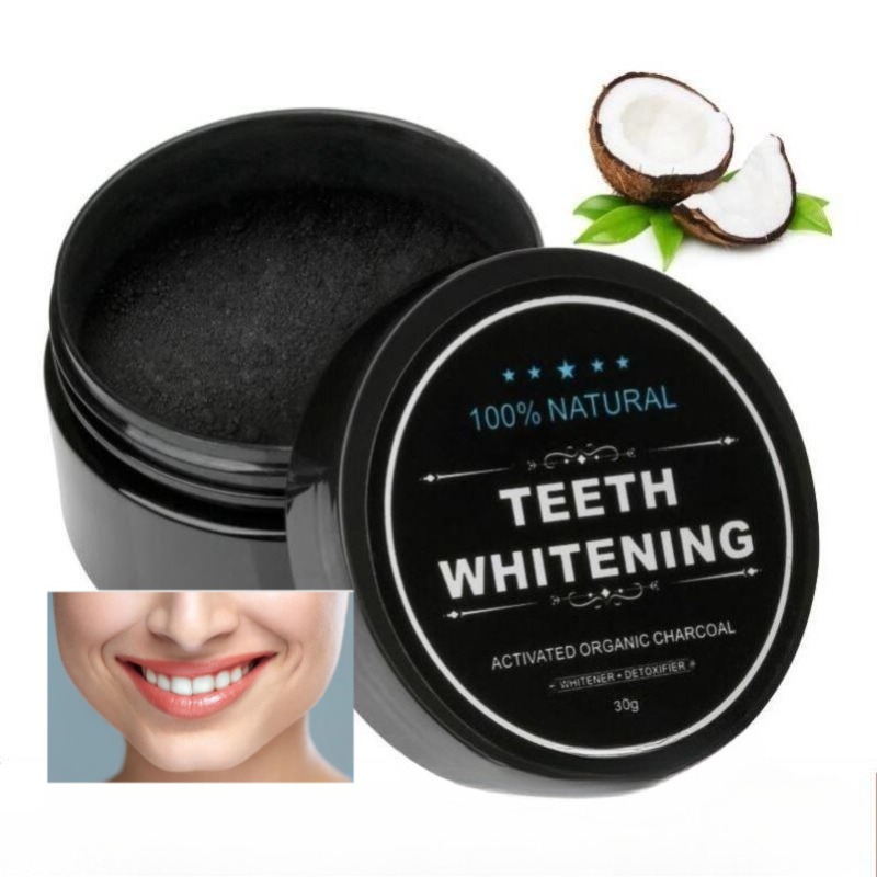 Teeth Whitening Charcoal Powder - 1 Pudełko Proszku do Wybielania Zębów