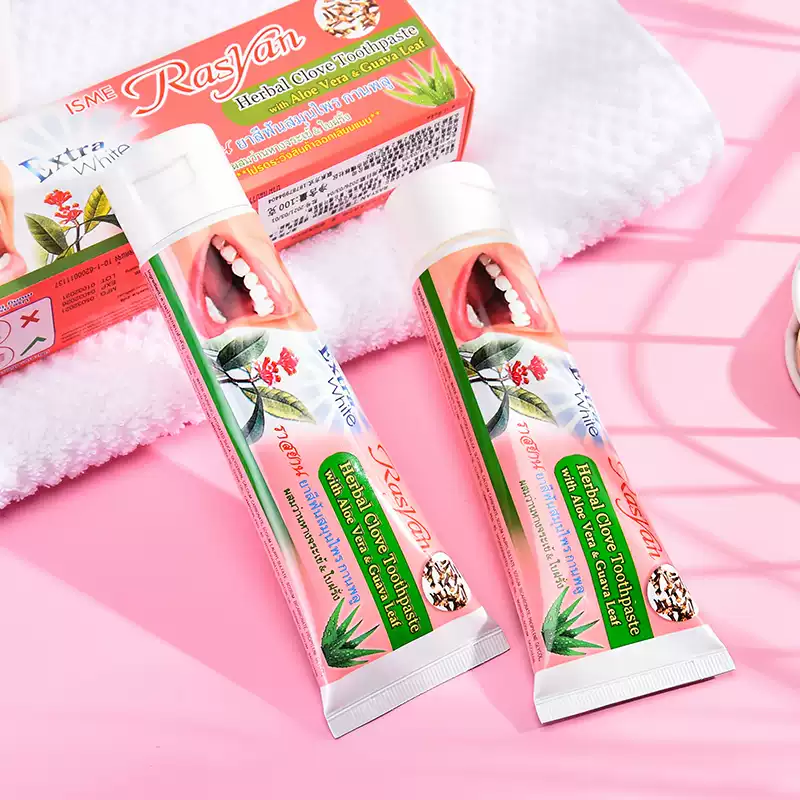 Teeth Whitening Thailand - RASYAN Herbal Clove Tooth Powder z