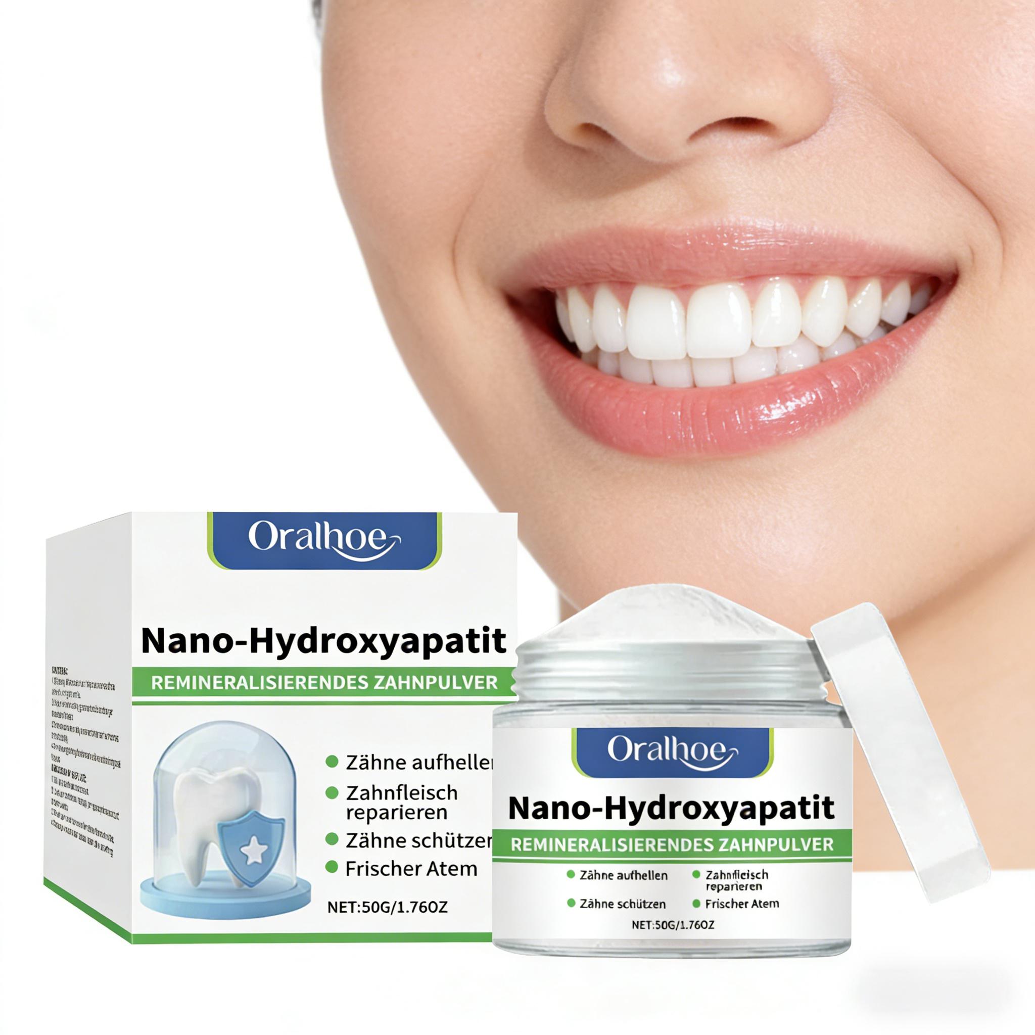 Teeth Whitening Zimba - Proszek do wybielania zębów Oralhoe, głęboko