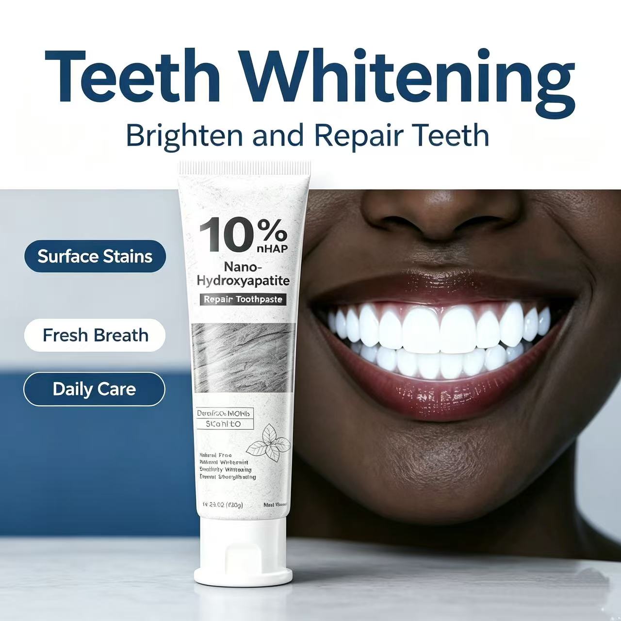 Teeth Whitening Natural - 10% Wybielająca pasta do zębów z