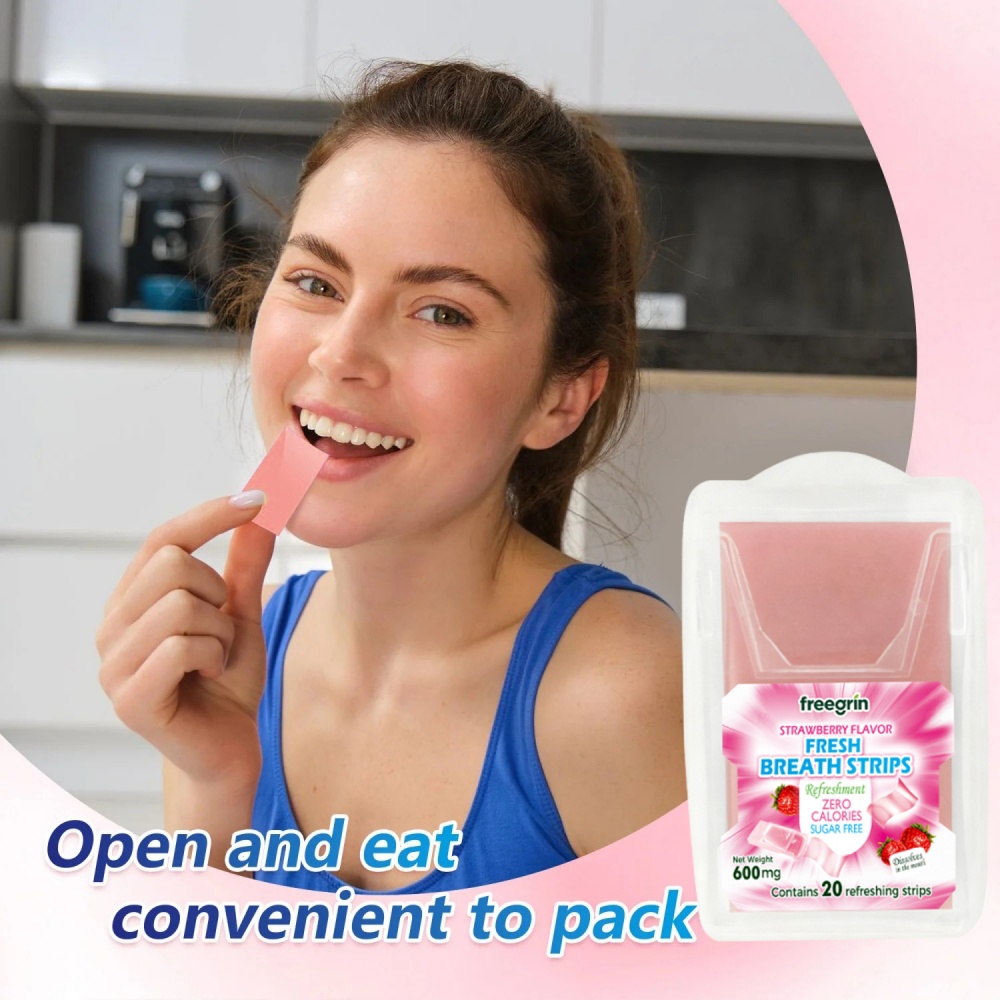 Teeth Whitening In Office - Odświeżacz oddechu Cool Strawberry Mint PocketPaks