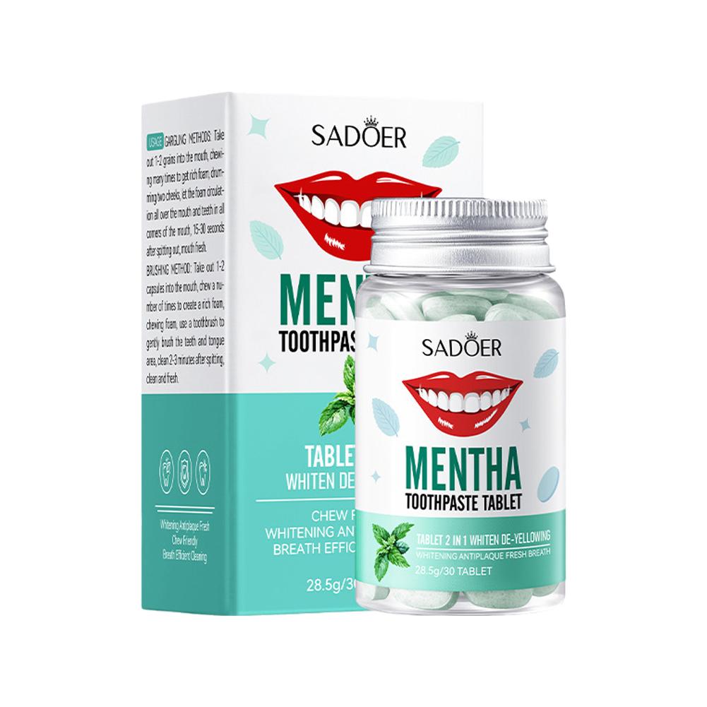 Teeth Whitening Zimba - Miętowa stała pasta do zębów w