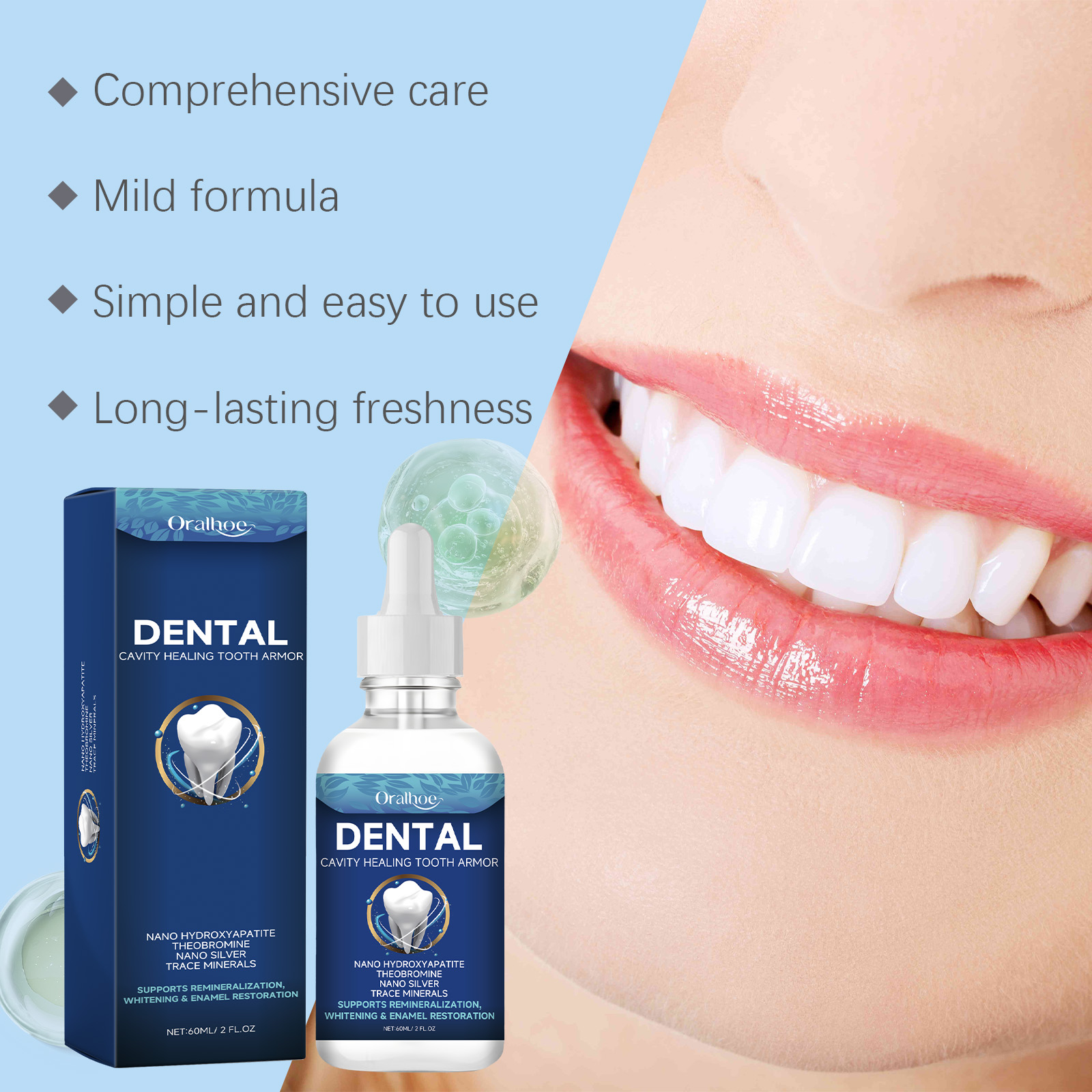 Serum do wybielania zębów Oral – Teeth Whitening Natural recenzja i cena