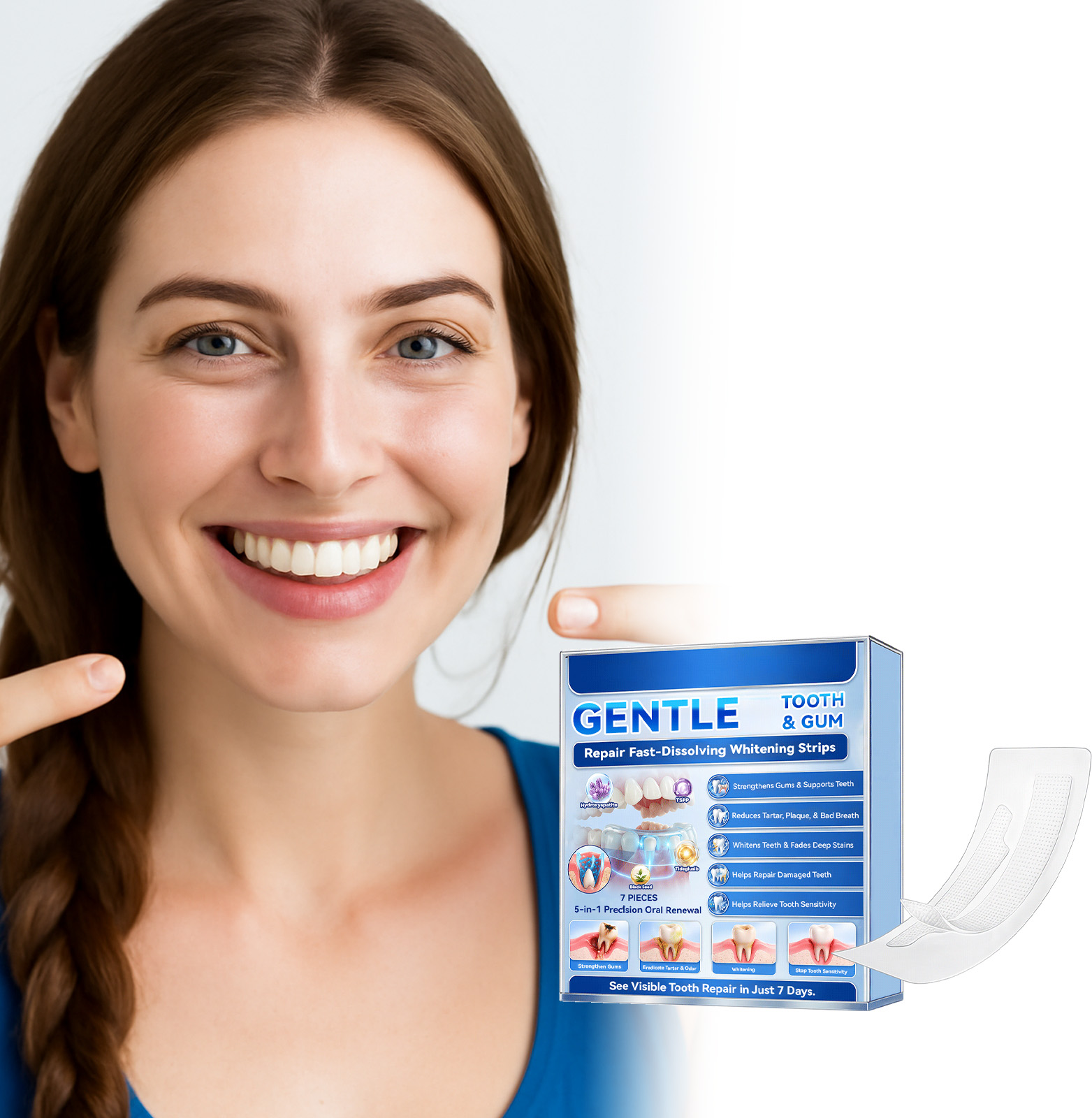 Paski do wybielania zębów, szy – Teeth Whitening Strips recenzja i cena