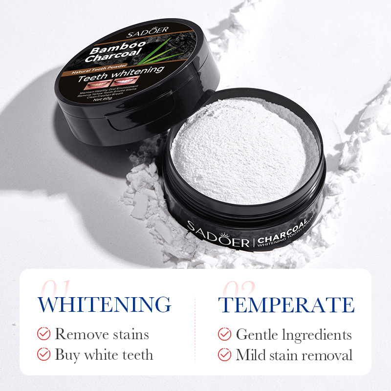 Bambusowy węgiel aktywny, pros – Teeth Whitening Charcoal Powder recenzja i cena