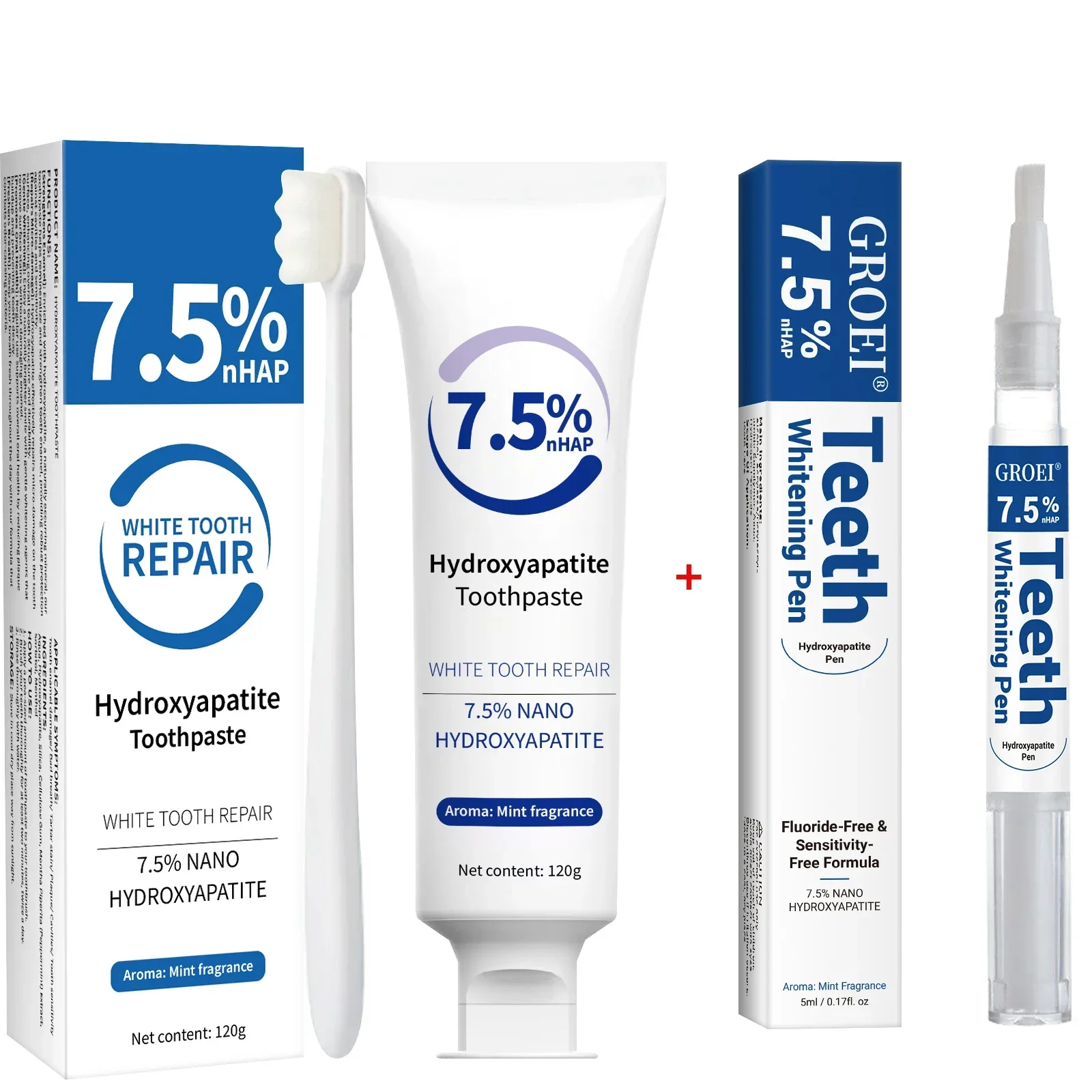 Zestaw: pasta do zębów i pisak – Teeth Whitening Natural recenzja i cena