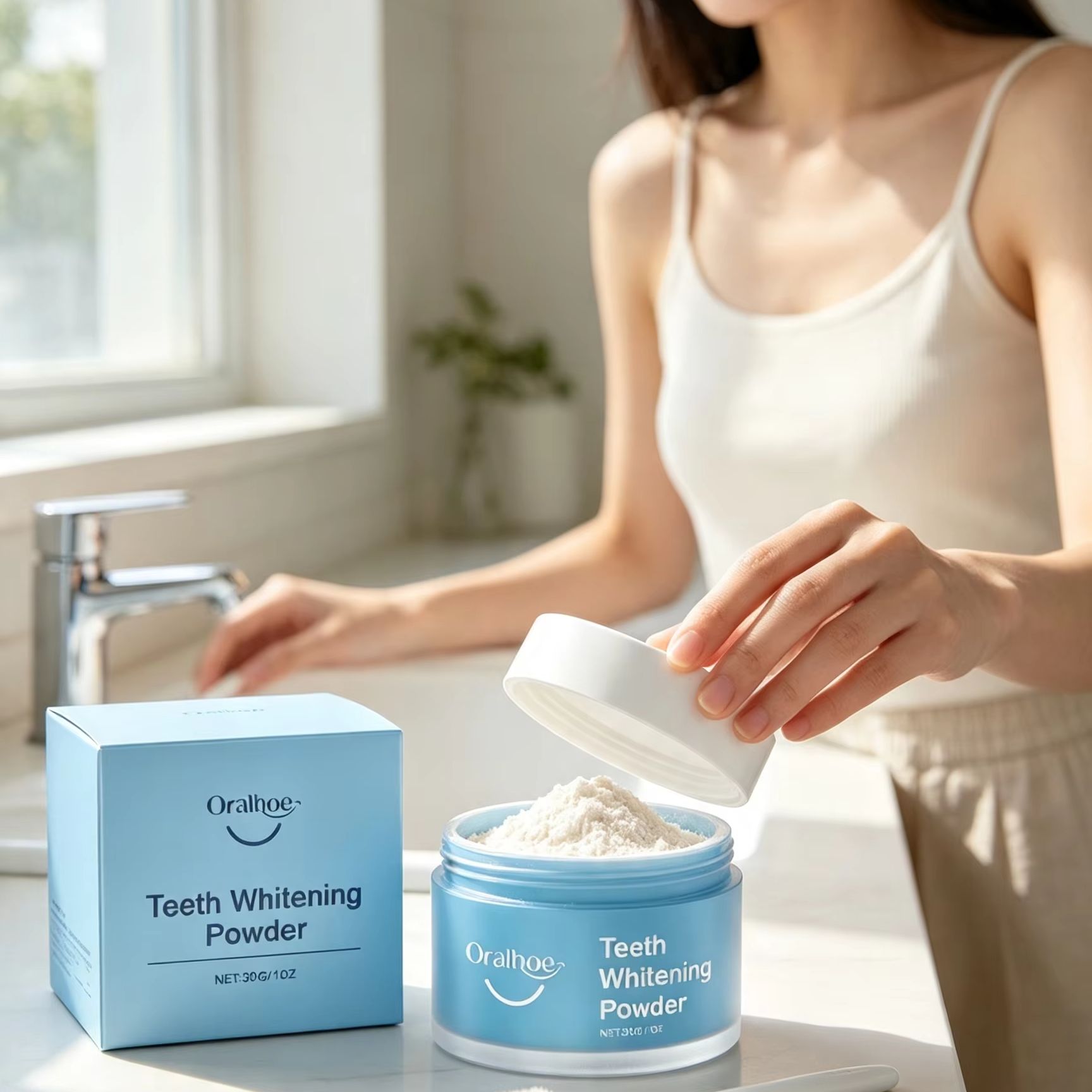 Proszek do zębów Oralhoe do cz – Teeth Whitening Zimba recenzja i cena
