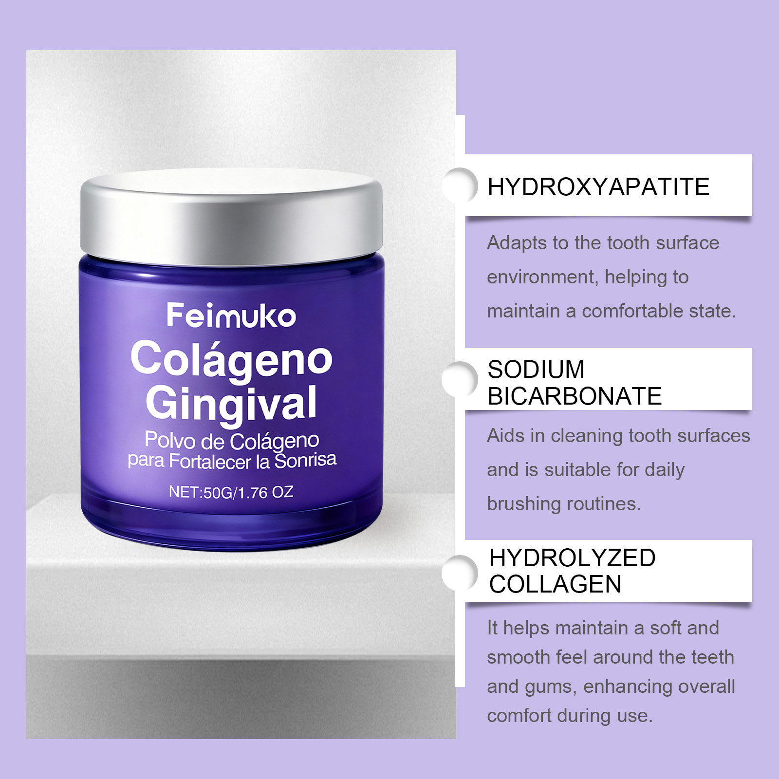 Kolagenowy proszek do wybielan – Teeth Whitening Zimba recenzja i cena