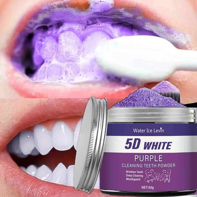 Fioletowy proszek do wybielani – Teeth Whitening Zimba recenzja i cena