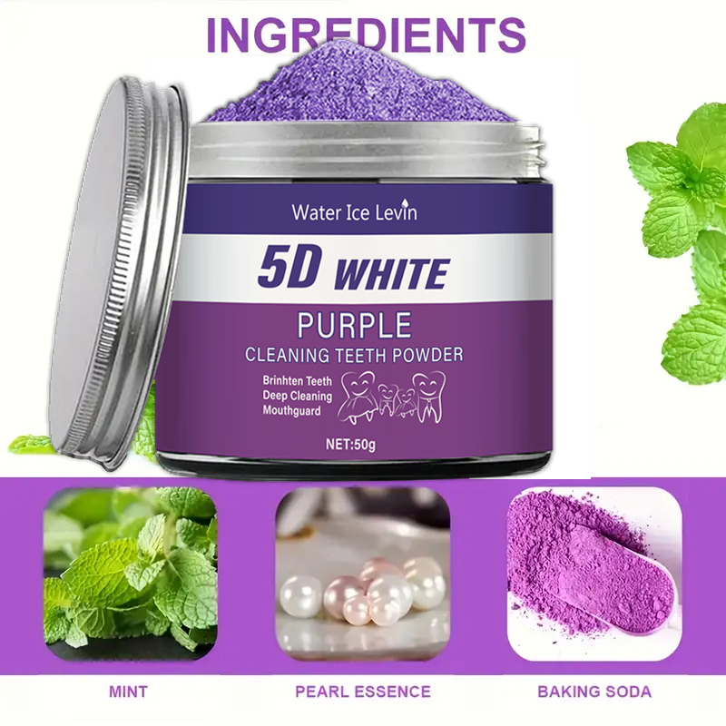 Fioletowy proszek do wybielani – Teeth Whitening Zimba recenzja i cena