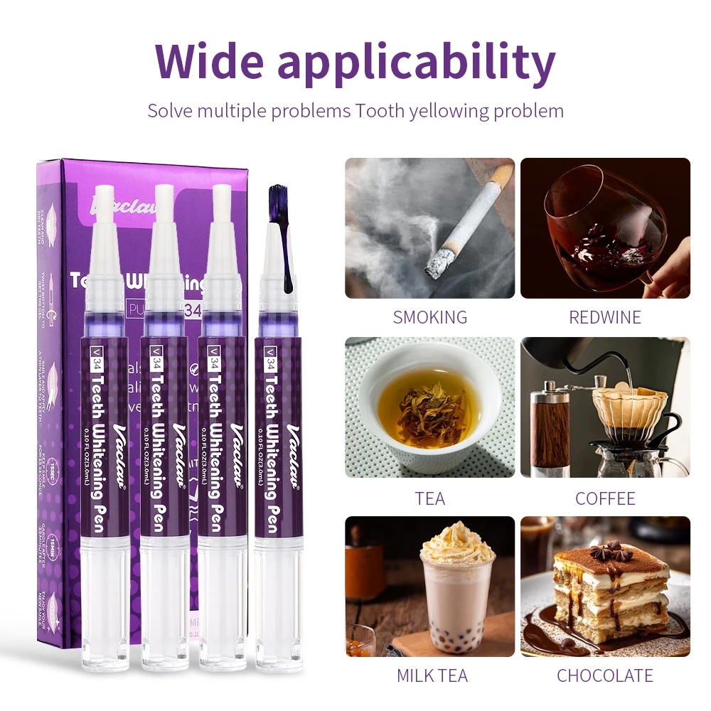 Vaclav V34 Fioletowy żelowy dł – Teeth Whitening Remedies recenzja i cena